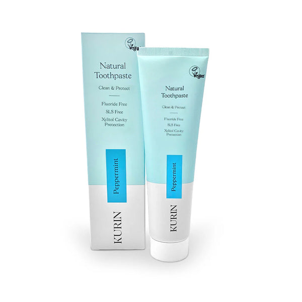 Fluoride Free and Xylitol Natural  Toothpaste Peppermint