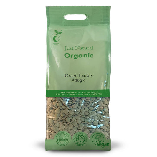 Just organic green lentils