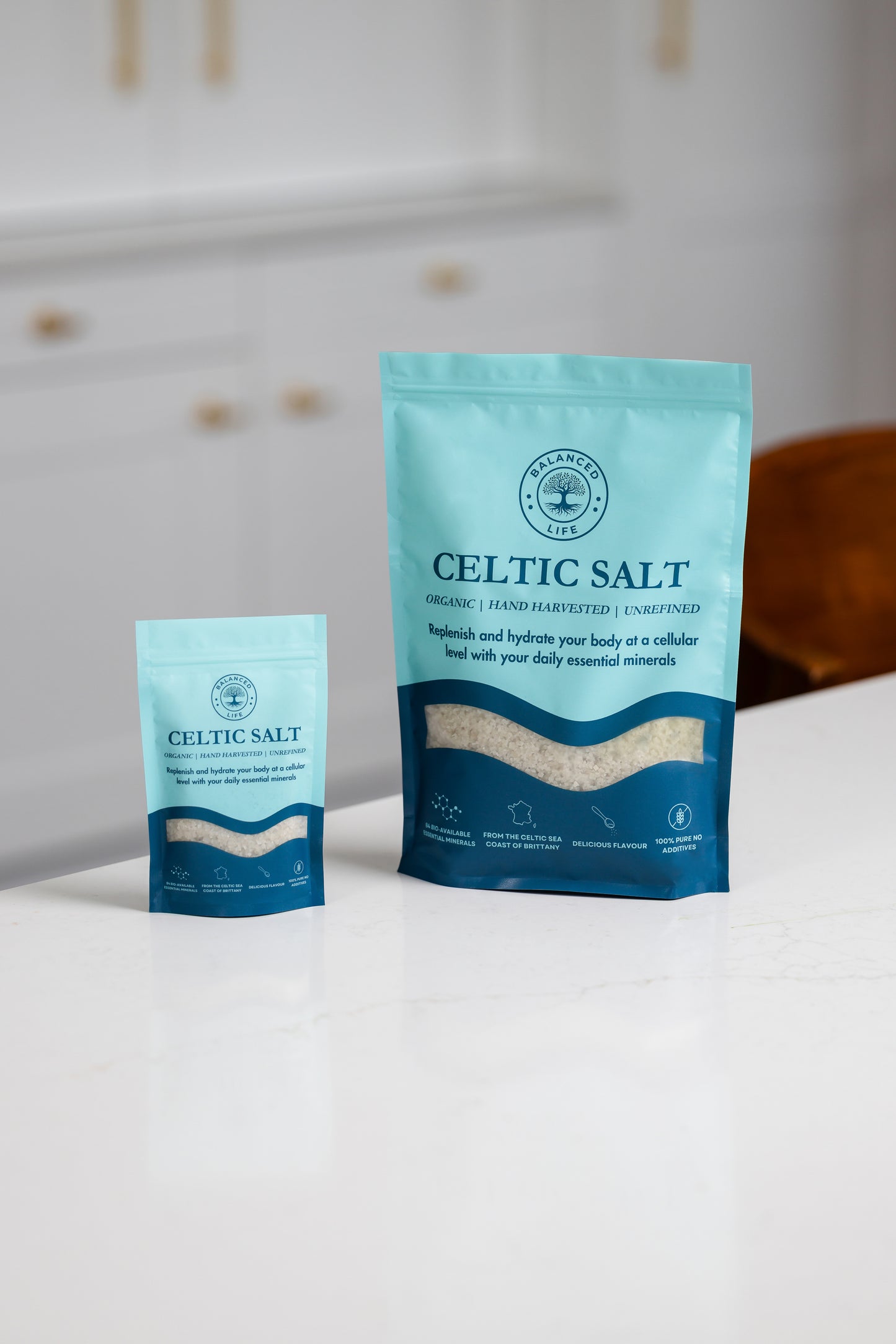 Balanced Life Organic Unrefined Celtic Salt | Rich in Minerals & Hydration Support
